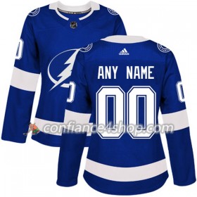 Adidas Maillot de Hockey Tampa Bay Lightning Personnaliser 2017-2018 Bleu Authentic - Femme